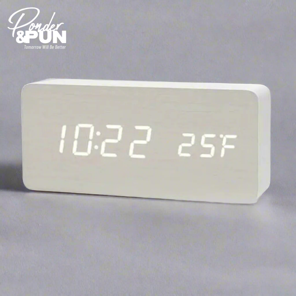 Sleek Digital Alarm Clock